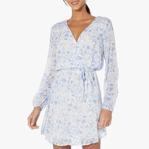 Bella Dahl Malibu Blue Cross Front Dress XS